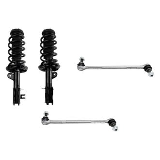 TRQ® - Front Passenger Side Complete Strut Assembly and Stabilizer Bar Link Kit
