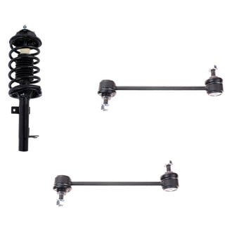 TRQ® - Front Passenger Side Complete Strut Assembly and Stabilizer Bar Link Kit