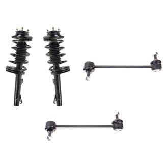 TRQ® - Front Passenger Side Complete Strut Assembly and Stabilizer Bar Link Kit