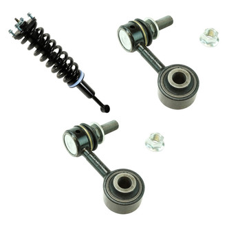 TRQ® - Front Passenger Side Complete Strut Assembly and Stabilizer Bar Link Kit