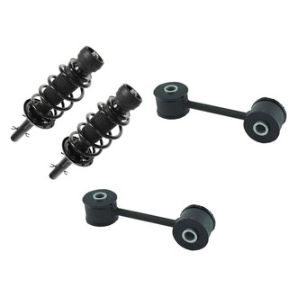 TRQ® - Front Passenger Side Complete Strut Assembly and Stabilizer Bar Link Kit