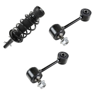 TRQ® - Front Passenger Side Complete Strut Assembly and Stabilizer Bar Link Kit