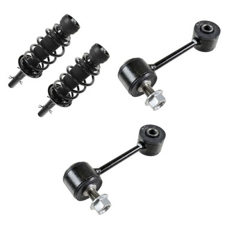 TRQ® - Front Passenger Side Complete Strut Assembly and Stabilizer Bar Link Kit