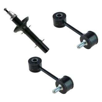 TRQ® - Front Passenger Side Strut and Stabilizer Bar Link Kit
