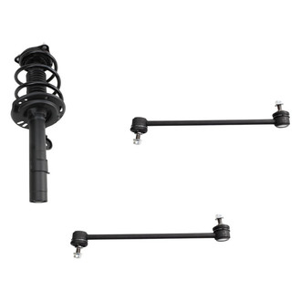 TRQ® - Front Passenger Side Strut and Stabilizer Bar Link Kit