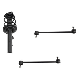 TRQ® - Front Passenger Side Strut and Stabilizer Bar Link Kit