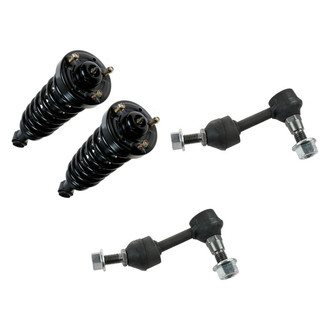 TRQ® - Front Passenger Side Complete Strut Assembly and Stabilizer Bar Link Kit