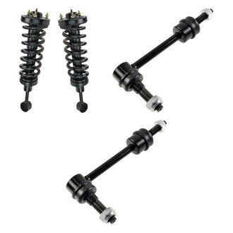 TRQ® - Front Passenger Side Complete Strut Assembly and Stabilizer Bar Link Kit