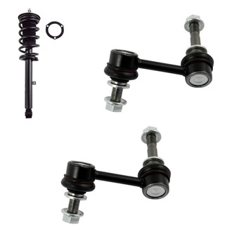TRQ® - Front Passenger Side Complete Strut Assembly and Stabilizer Bar Link Kit