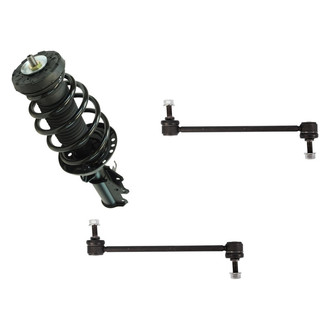TRQ® - Front Passenger Side Complete Strut Assembly and Stabilizer Bar Link Kit