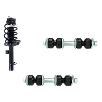 TRQ® - Front Passenger Side Complete Strut Assembly and Stabilizer Bar Link Kit