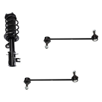 TRQ® - Front Passenger Side Strut and Stabilizer Bar Link Kit