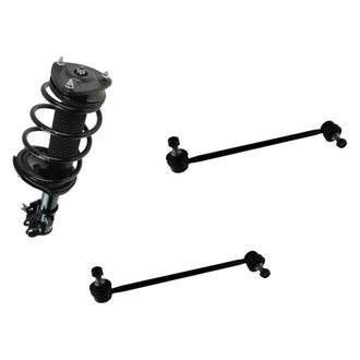 TRQ® - Front Passenger Side Complete Strut Assembly and Stabilizer Bar Link Kit