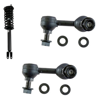 TRQ® - Complete Strut Assembly and Stabilizer Bar Link Kit