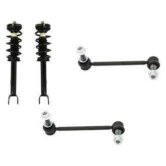TRQ® - Front Passenger Side Complete Strut Assembly and Stabilizer Bar Link Kit