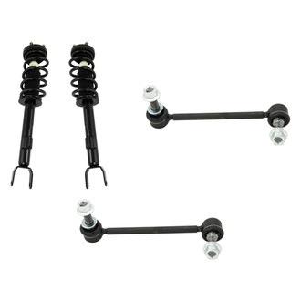 TRQ® - Front Passenger Side Complete Strut Assembly and Stabilizer Bar Link Kit