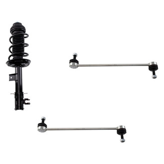 TRQ® BNDL-131866 - Front Passenger Side Strut and Stabilizer Bar Link Kit