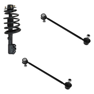 TRQ® - Front Passenger Side Complete Strut Assembly and Stabilizer Bar Link Kit
