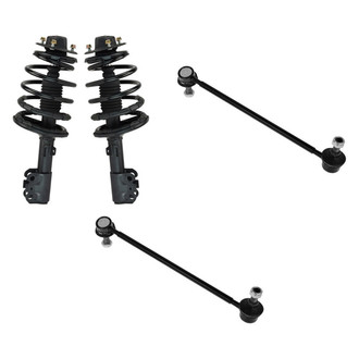 TRQ® - Front Passenger Side Complete Strut Assembly and Stabilizer Bar Link Kit