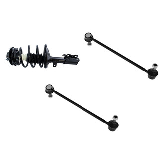 TRQ® - Front Passenger Side Complete Strut Assembly and Stabilizer Bar Link Kit