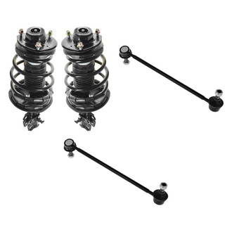 TRQ® - Front Passenger Side Complete Strut Assembly and Stabilizer Bar Link Kit