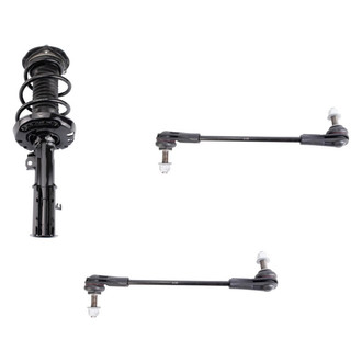 TRQ® - Front Passenger Side Strut and Stabilizer Bar Link Kit