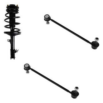 TRQ® - Front Passenger Side Complete Strut Assembly and Stabilizer Bar Link Kit