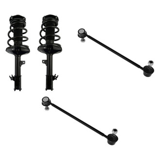 TRQ® - Front Passenger Side Complete Strut Assembly and Stabilizer Bar Link Kit