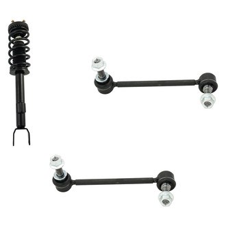 TRQ® - Front Passenger Side Complete Strut Assembly and Stabilizer Bar Link Kit