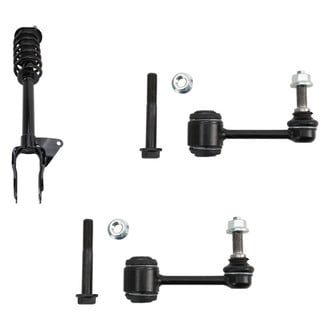 TRQ® BNDL-131889 - Front Passenger Side Complete Strut Assembly and Stabilizer Bar Link Kit