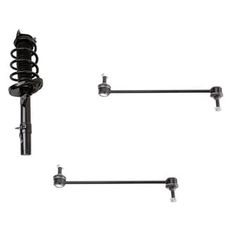 TRQ® - Front Passenger Side Complete Strut Assembly and Stabilizer Bar Link Kit
