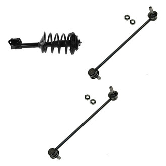 TRQ® - Front Passenger Side Complete Strut Assembly and Stabilizer Bar Link Kit