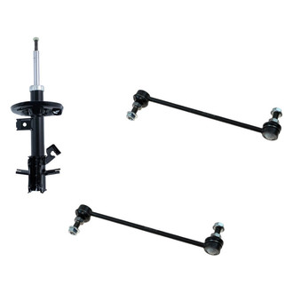 TRQ® - Front Passenger Side Strut and Stabilizer Bar Link Kit