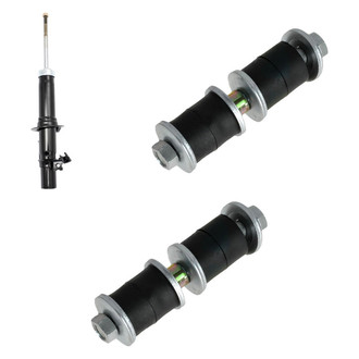 TRQ® - Front Passenger Side Strut and Stabilizer Bar Link Kit