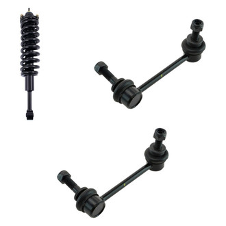 TRQ® - Front Passenger Side Complete Strut Assembly and Stabilizer Bar Link Kit
