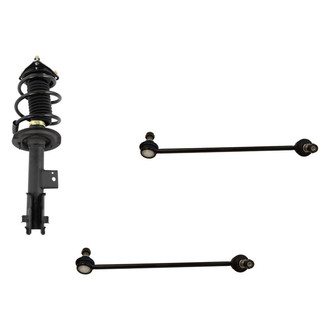 TRQ® - Front Passenger Side Complete Strut Assembly and Stabilizer Bar Link Kit