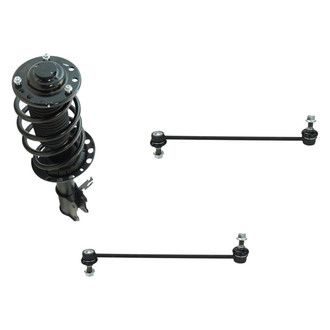 TRQ® - Front Passenger Side Complete Strut Assembly and Stabilizer Bar Link Kit
