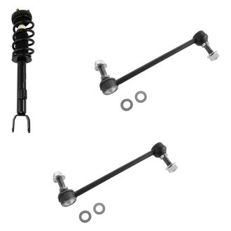 TRQ® - Front Passenger Side Complete Strut Assembly and Stabilizer Bar Link Kit