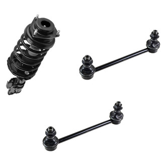 TRQ® - Front Passenger Side Complete Strut Assembly and Stabilizer Bar Link Kit