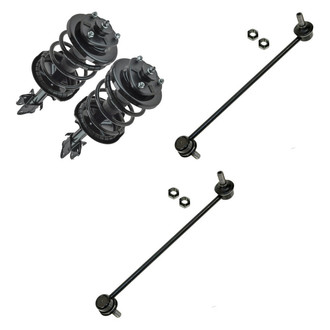 TRQ® - Front Passenger Side Complete Strut Assembly and Stabilizer Bar Link Kit