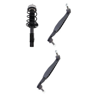 TRQ® - Front Passenger Side Strut and Stabilizer Bar Link Kit