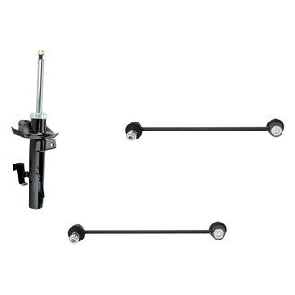 TRQ® - Front Passenger Side Strut and Stabilizer Bar Link Kit