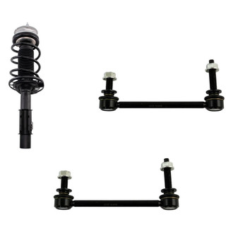TRQ® - Front Passenger Side Strut and Stabilizer Bar Link Kit
