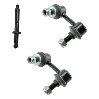TRQ® - Front Passenger Side Shock Absorber and Stabilizer Bar Link Kit