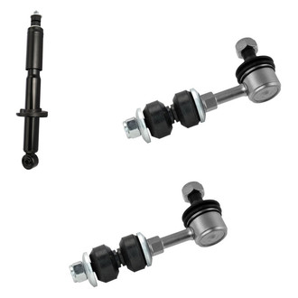 TRQ® - Front Passenger Side Shock Absorber and Stabilizer Bar Link Kit