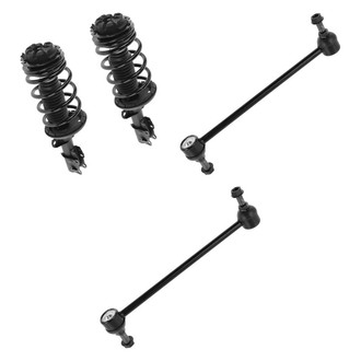 TRQ® - Front Passenger Side Complete Strut Assembly and Stabilizer Bar Link Kit