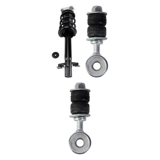 TRQ® - Front Passenger Side Strut and Stabilizer Bar Link Kit