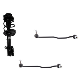 TRQ® - Front Passenger Side Strut and Stabilizer Bar Link Kit
