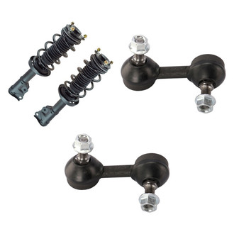 TRQ® - Front Passenger Side Complete Strut Assembly and Stabilizer Bar Link Kit