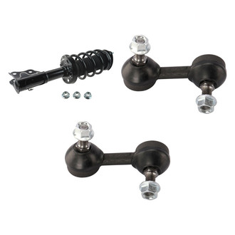 TRQ® - Front Passenger Side Complete Strut Assembly and Stabilizer Bar Link Kit